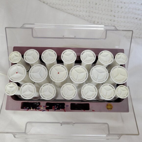 Vidal Sassoon Hairsetter Model VS321 20 Hot Rollers Curlers 3 Size Clips TESTED - Picture 6 of 12